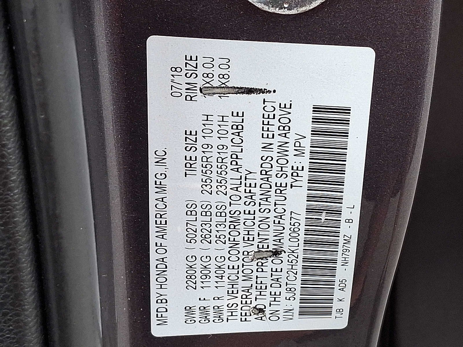 Certified Used 2019 Modern Steel Metallic Acura w/Technology Pkg image 28