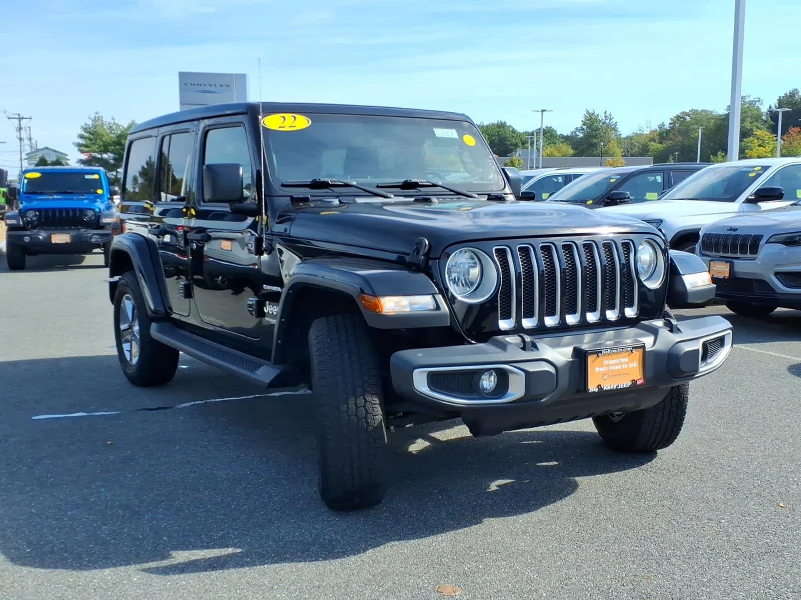 Certified Used 2022 Black Clearcoat Jeep Unlimited Sahara image 5