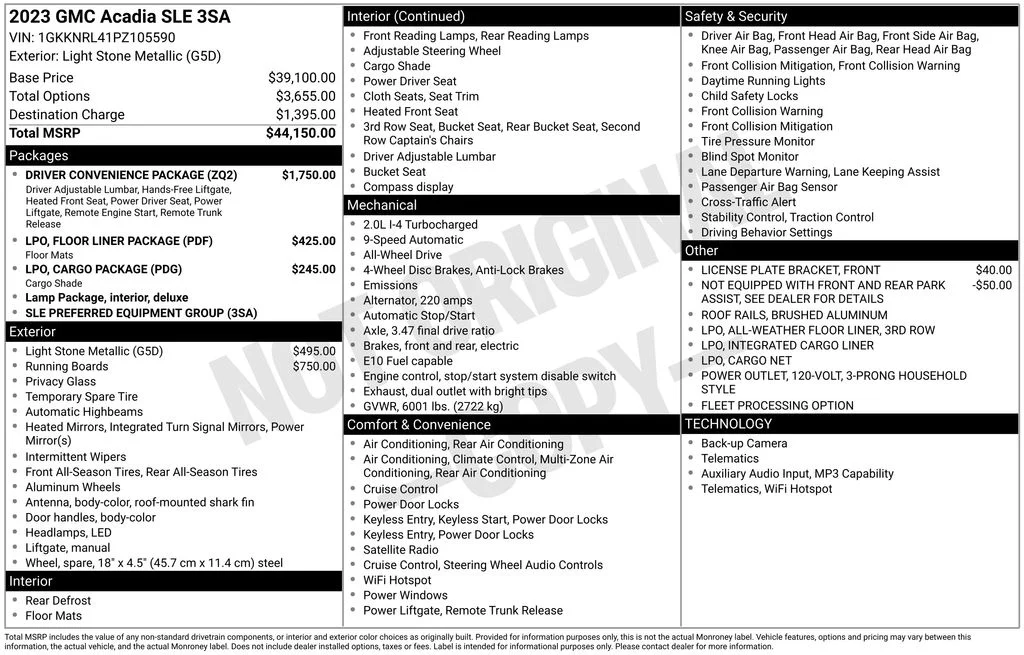 Used 2023 Gray GMC SLE image 5