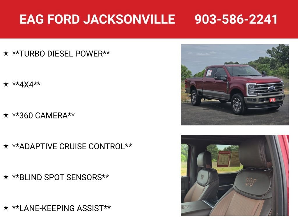 Used 2026 Ruby Red Metallic Tinted Clearcoat Ford King Ranch image 8
