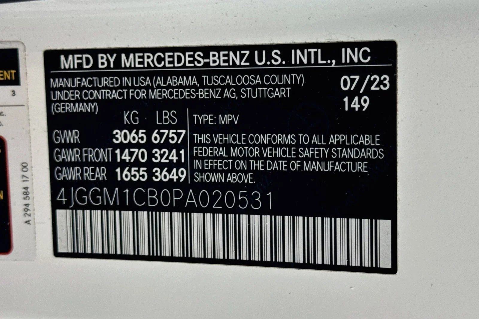 Used 2023 Polar White Mercedes-Benz EQE 350 image 30