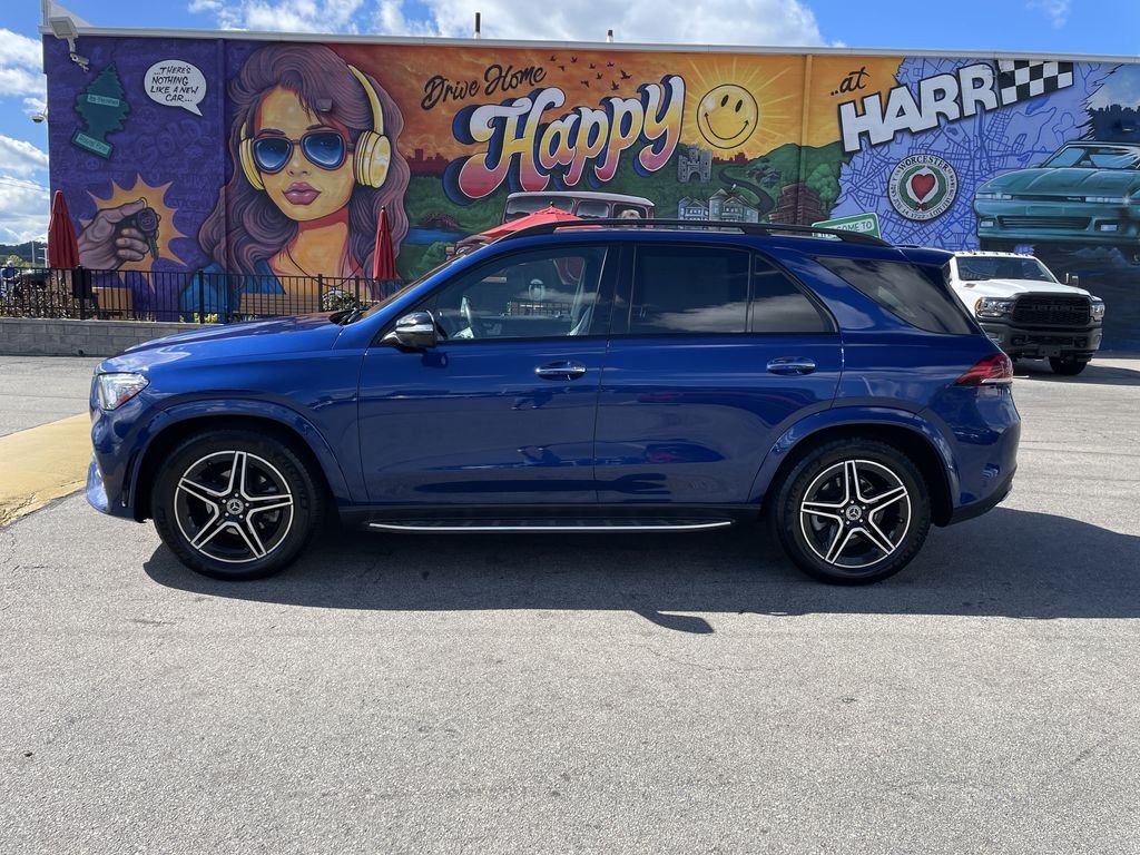 Used 2021 Blue Mercedes-Benz GLE 350 image 2