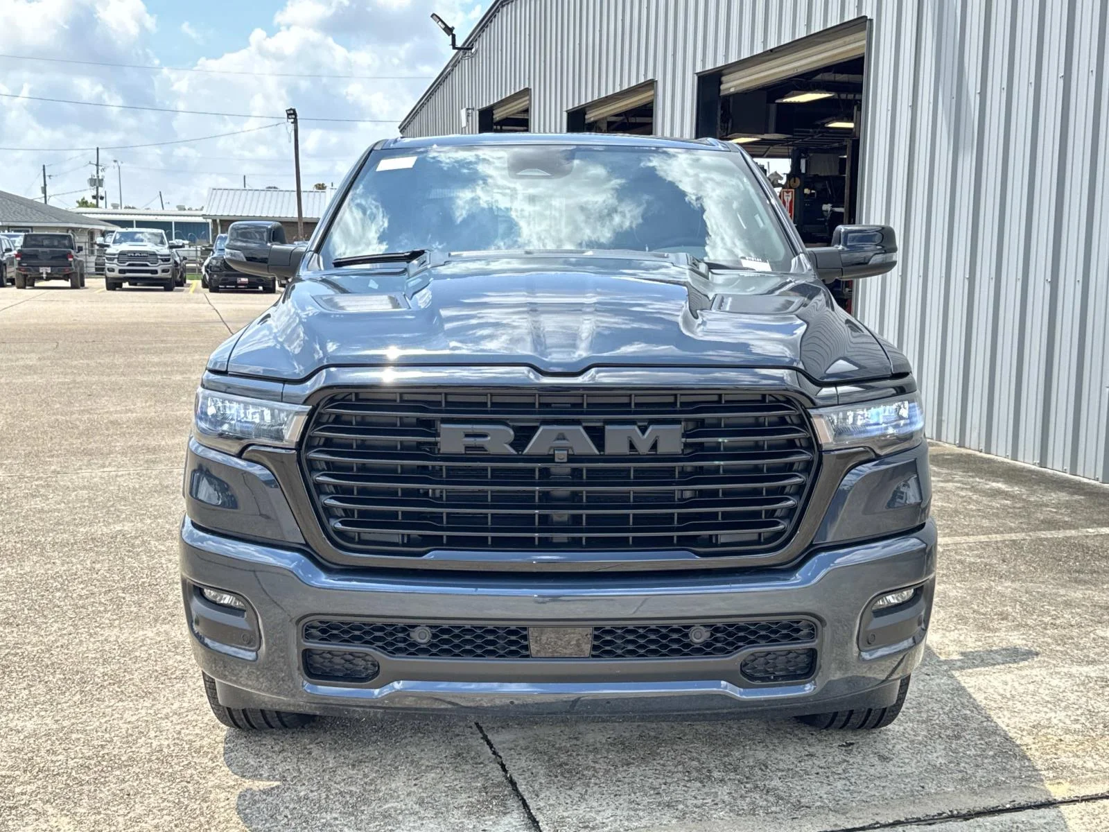 New 2026 Forged Blue Metallic Exterior Paint RAM Laramie image 2