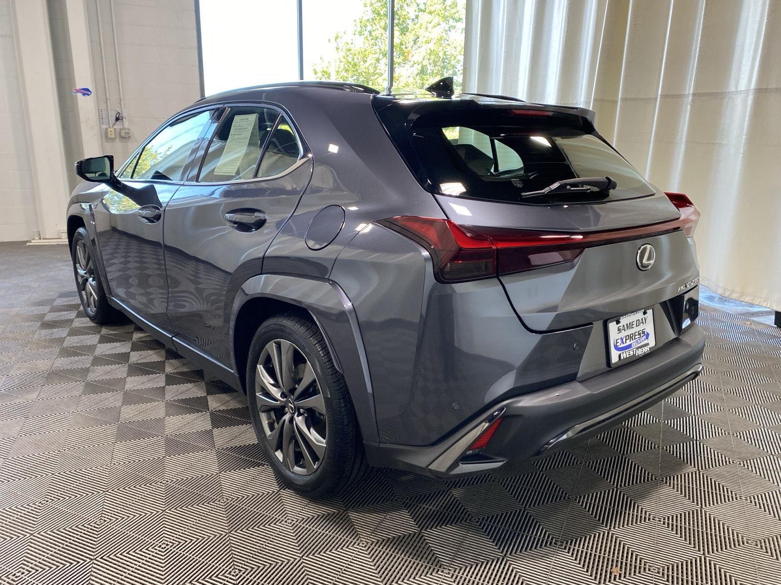 Used 2024 Cloudburst Gray with Obsidian Roof Lexus UX 250h F SPORT Design image 10
