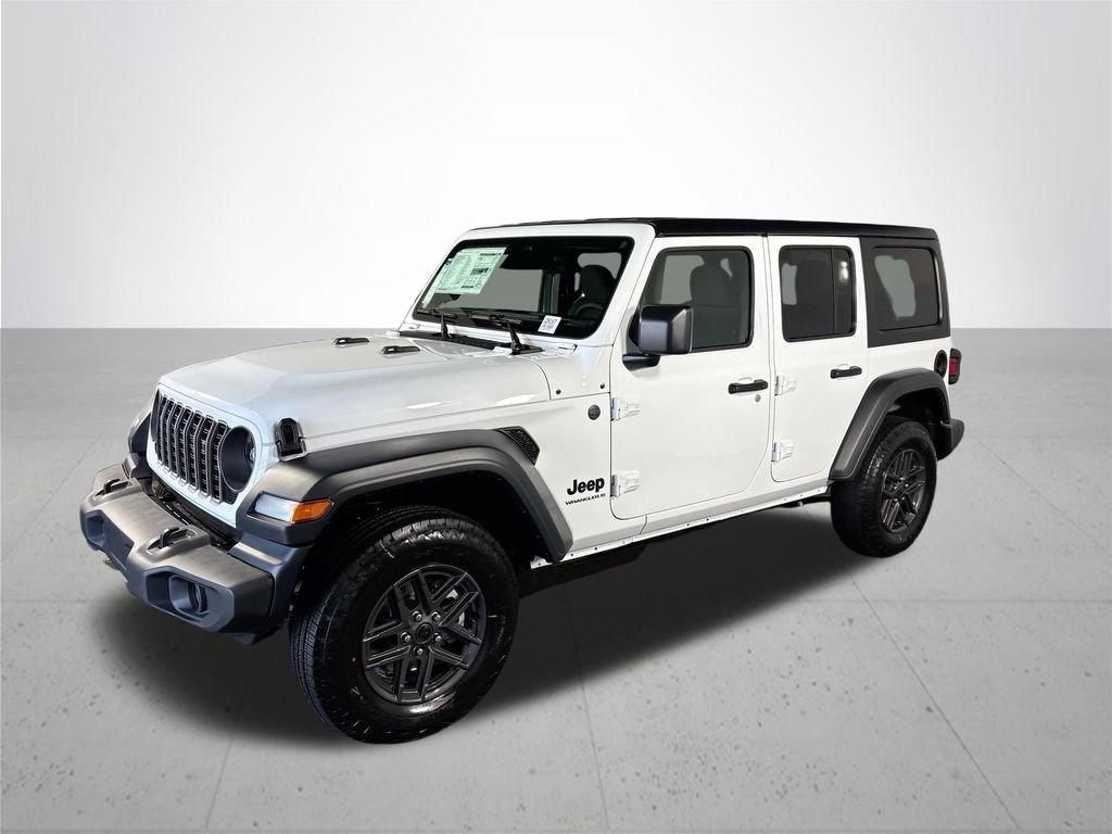 New 2026 Bright White Clear-Coat Exterior Paint Jeep Sport S image 2