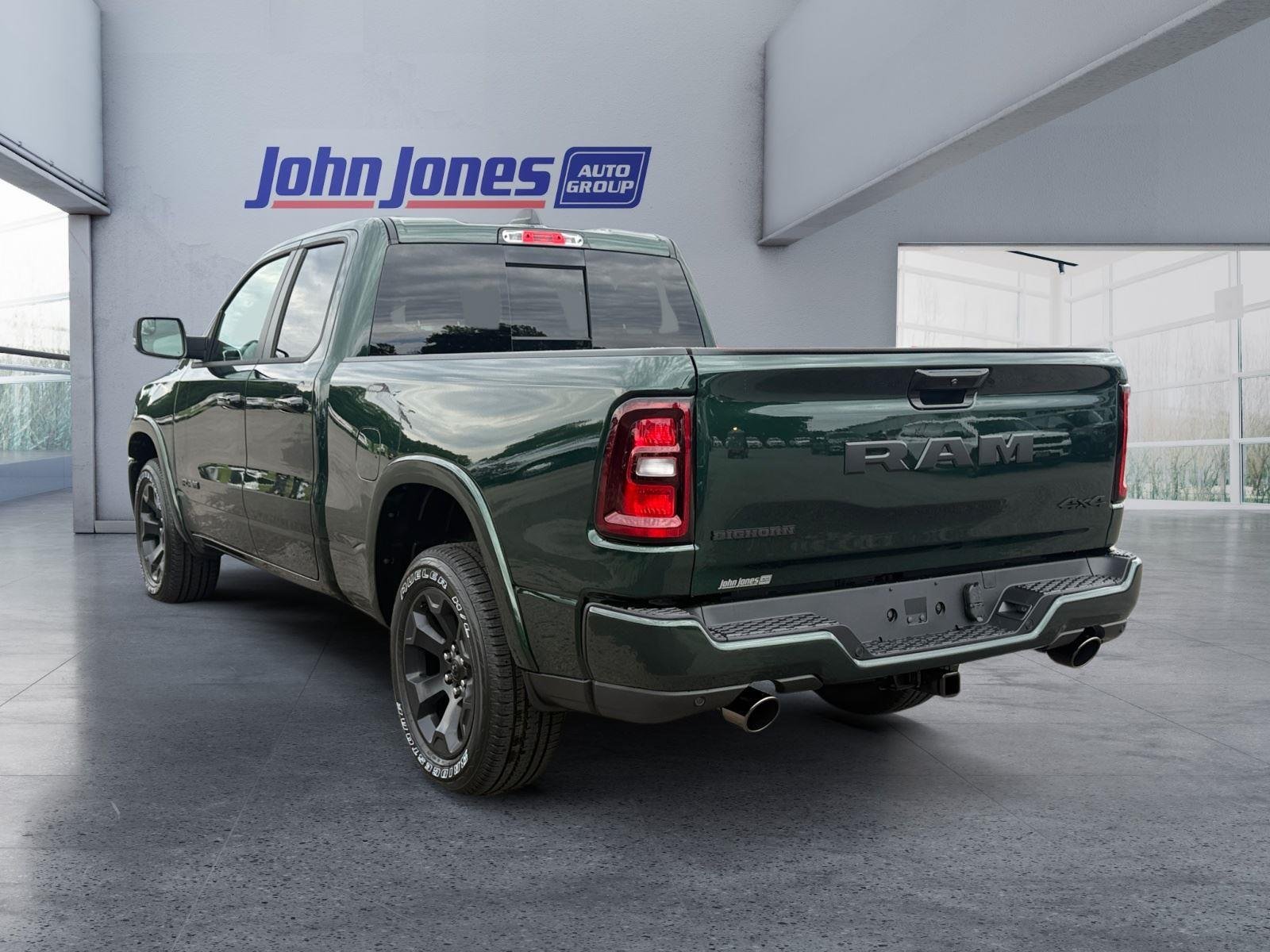 New 2026 Serrano-Green Metallic Exterior Paint RAM BIG HORN 4X4 QUAD CAB 6