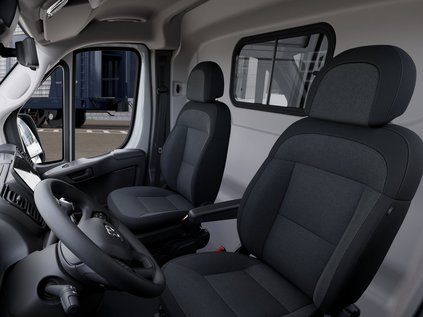New 2026 Bright White Clearcoat RAM High Roof image 23
