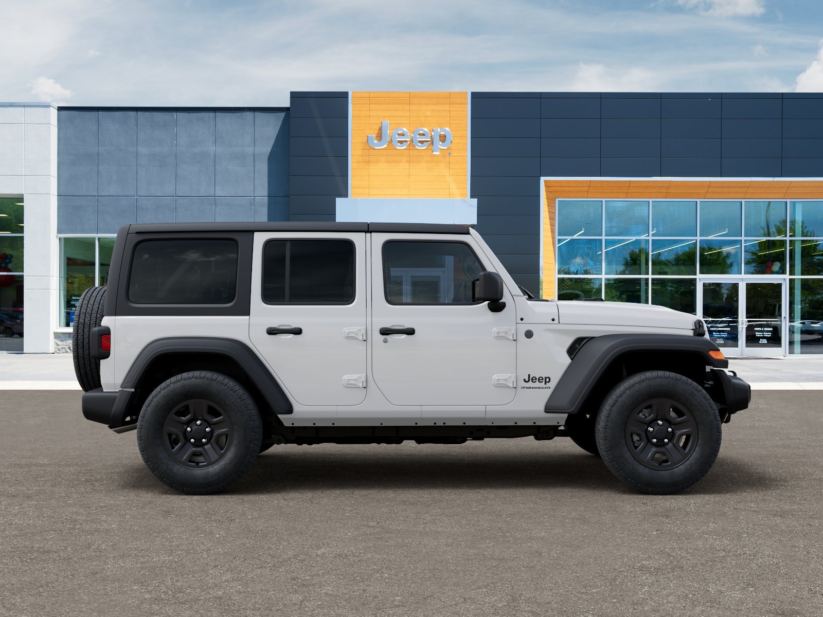 New 2026 Bright White Clear-Coat Exterior Paint Jeep Sport image 47