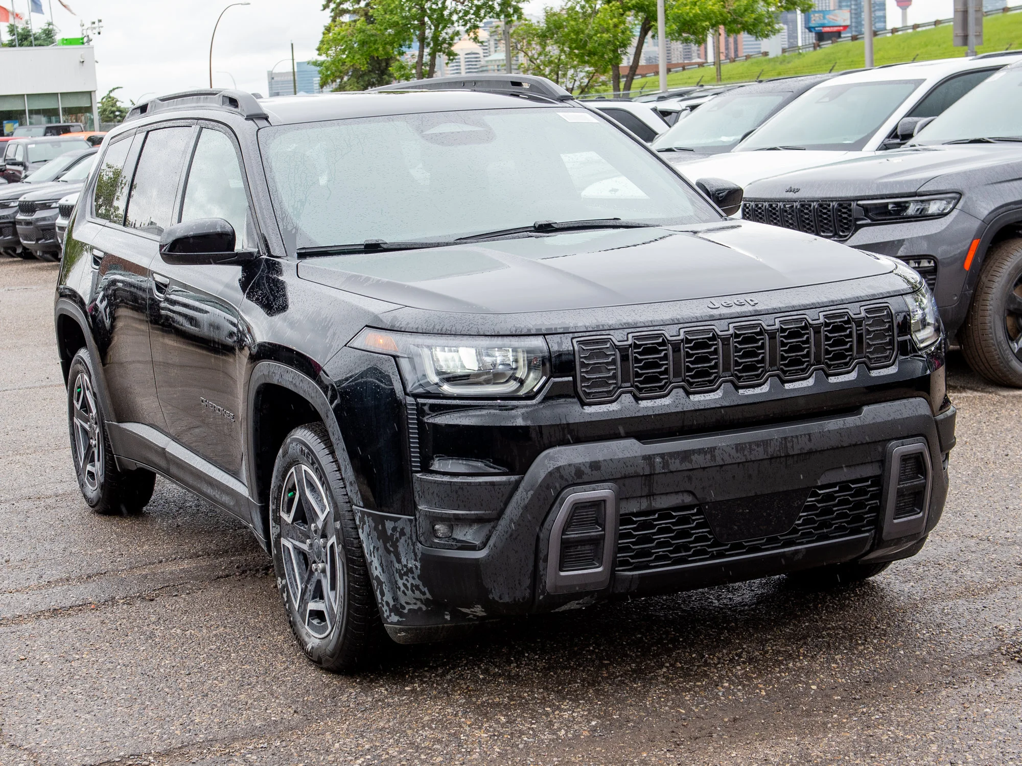 New 2026 Black Jeep Laredo * Hybrid image 6