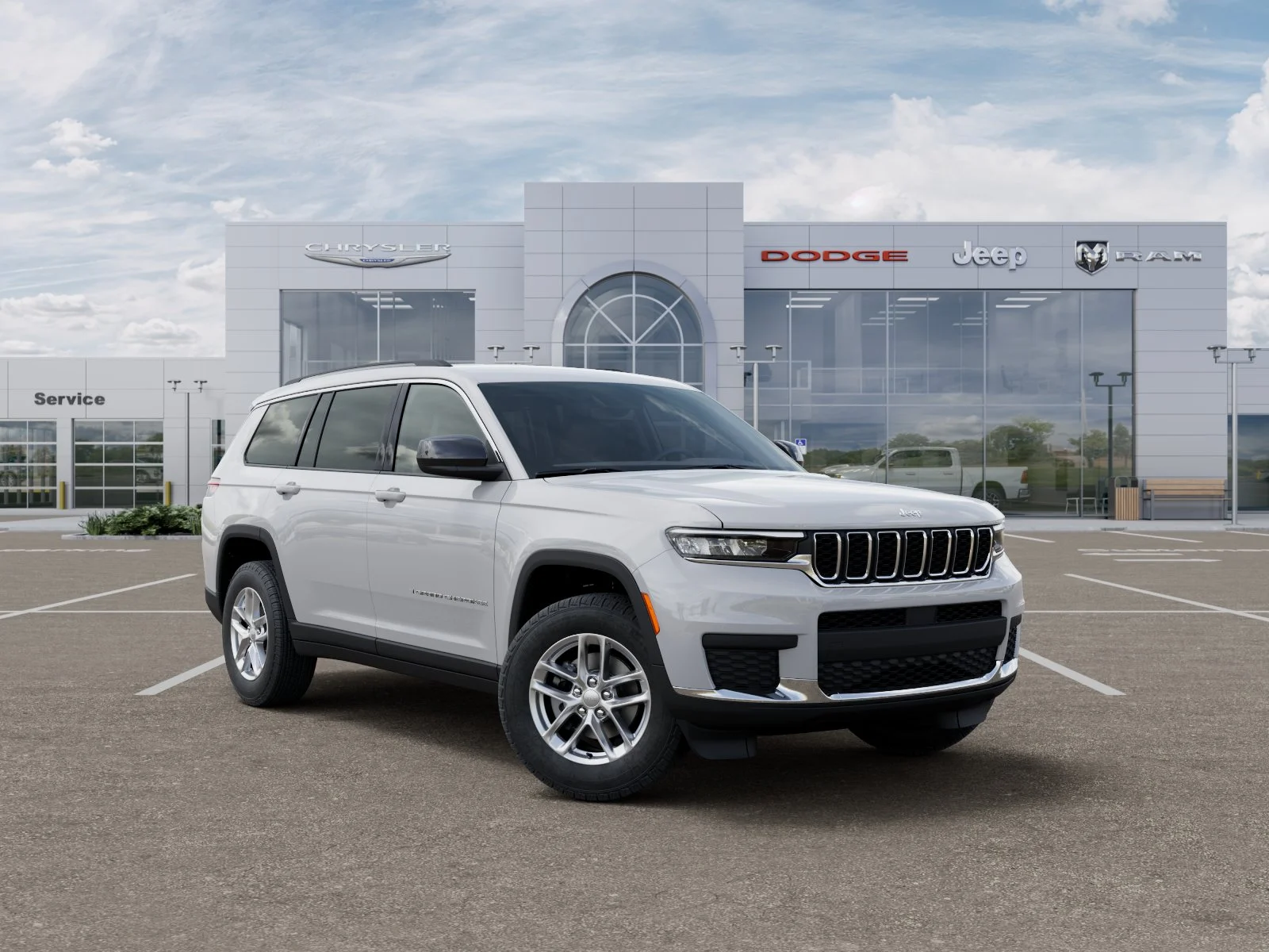New 2026 Bright White Clear-Coat Exterior Paint Jeep Laredo image 32