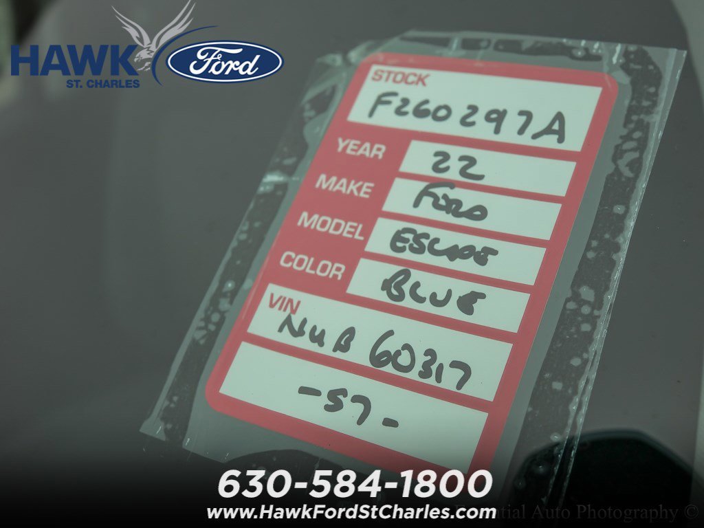 Certified Used 2022 Blue Metallic Ford SE image 30