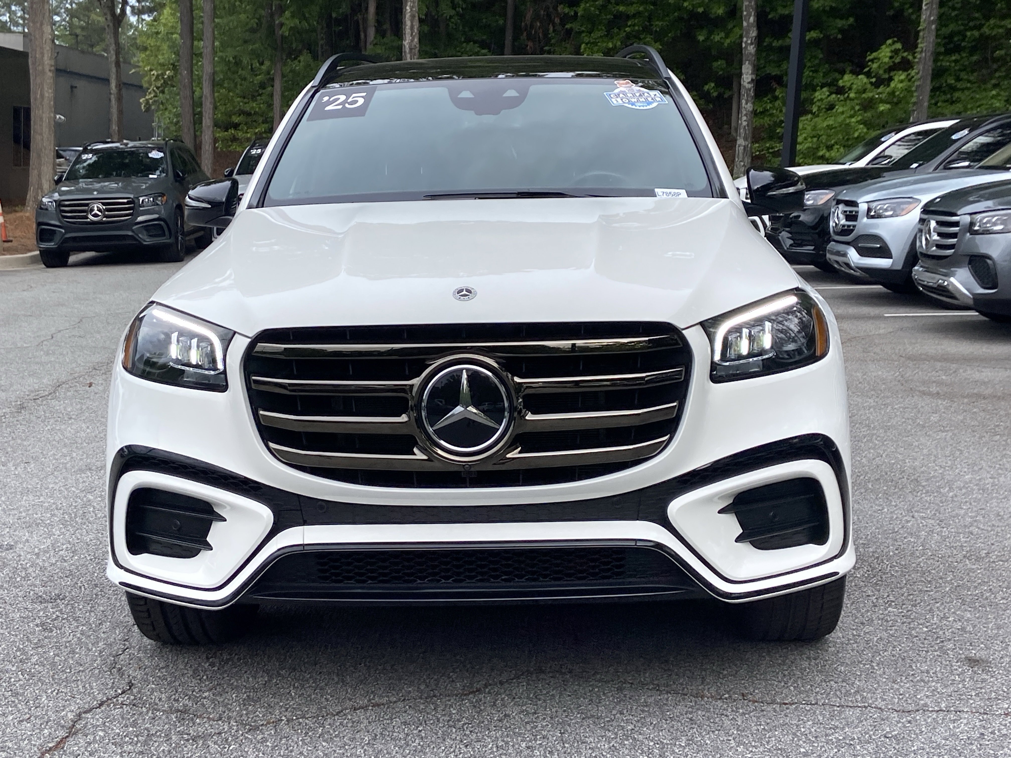 Certified Used 2025 Polar White Mercedes-Benz GLS 580 4MATIC® SUV image 3