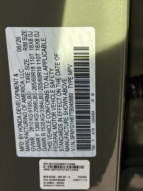 2026 Honda Pilot TrailSport - Photo 17