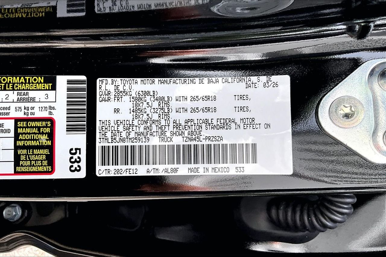 Used 2026 Black Toyota TRD Sport image 16