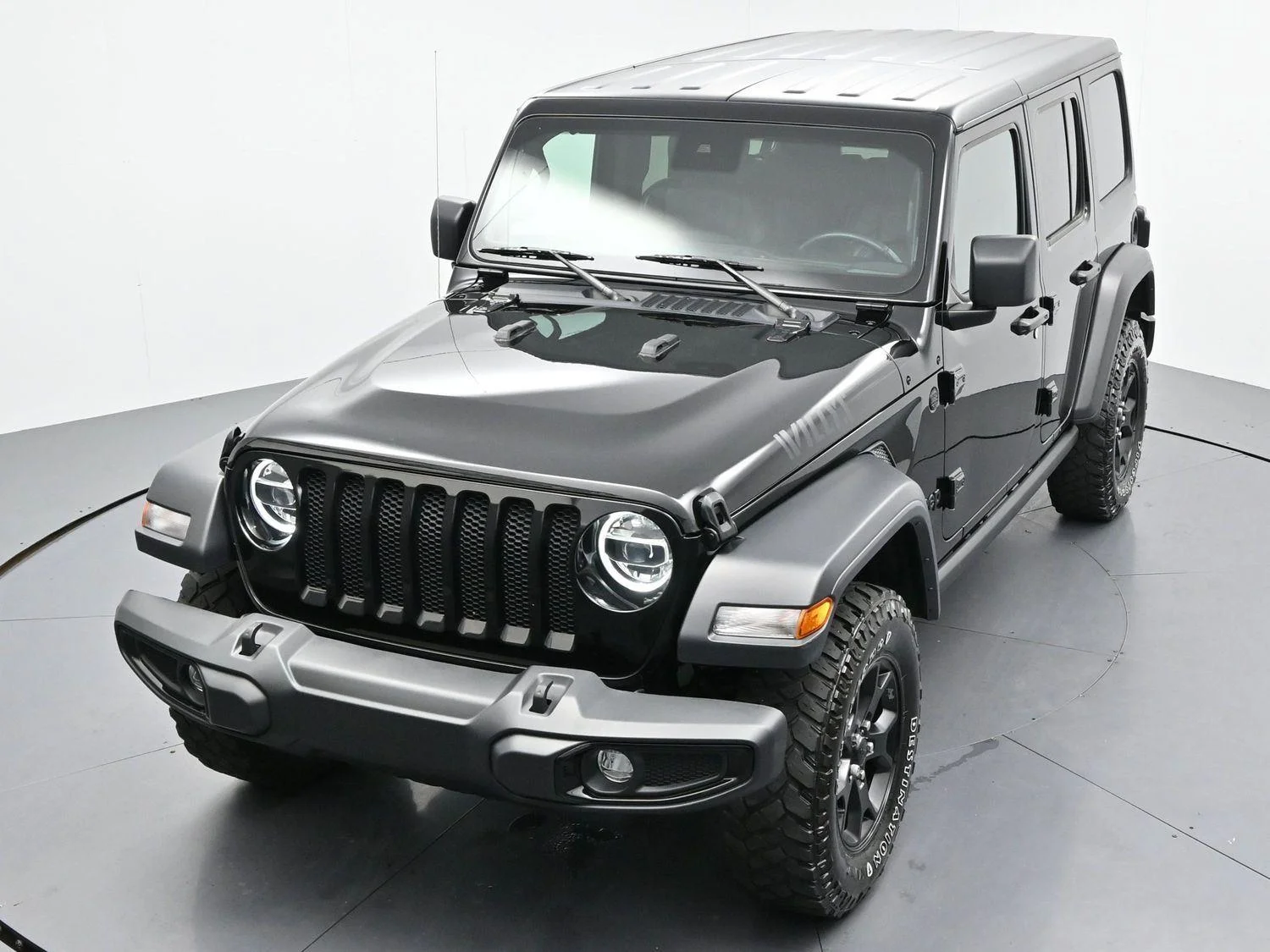 Used 2022 Black Clearcoat Jeep Unlimited Willys image 39