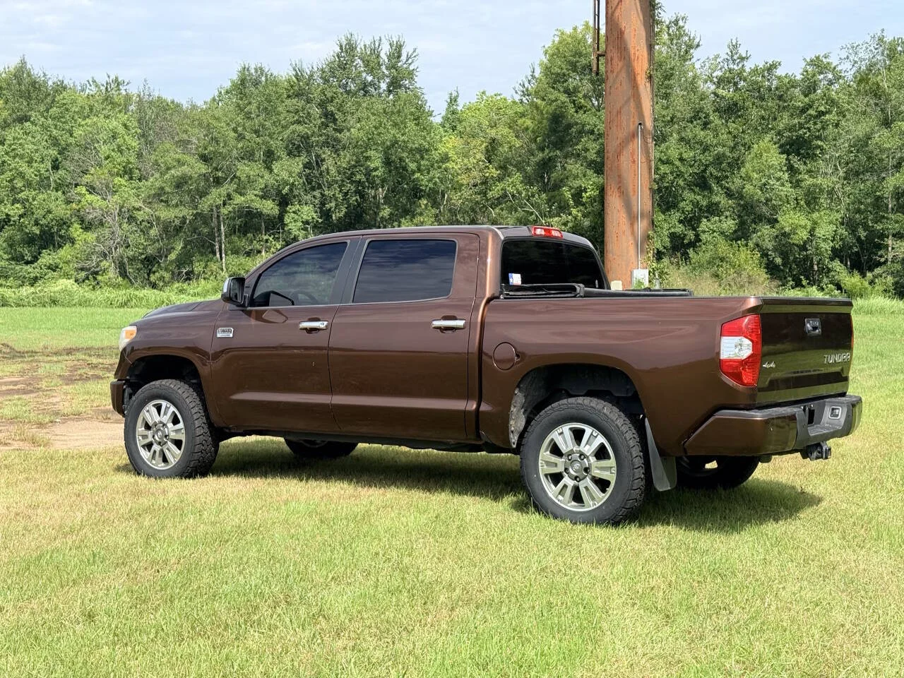 Used 2017 Brown Toyota 1794 Edition 4x4 4dr CrewMax Cab Pickup SB (5.7L V8 FFV) image 3