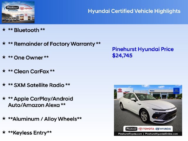 Certified Used 2026 White Hyundai SE image 19