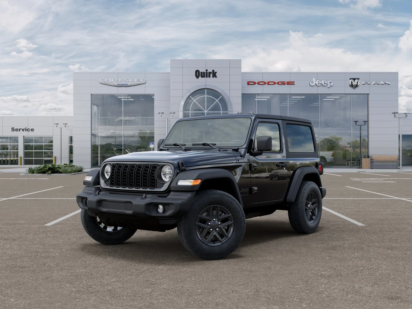 New 2026 Black Clear-Coat Exterior Paint Jeep Sport S image 27