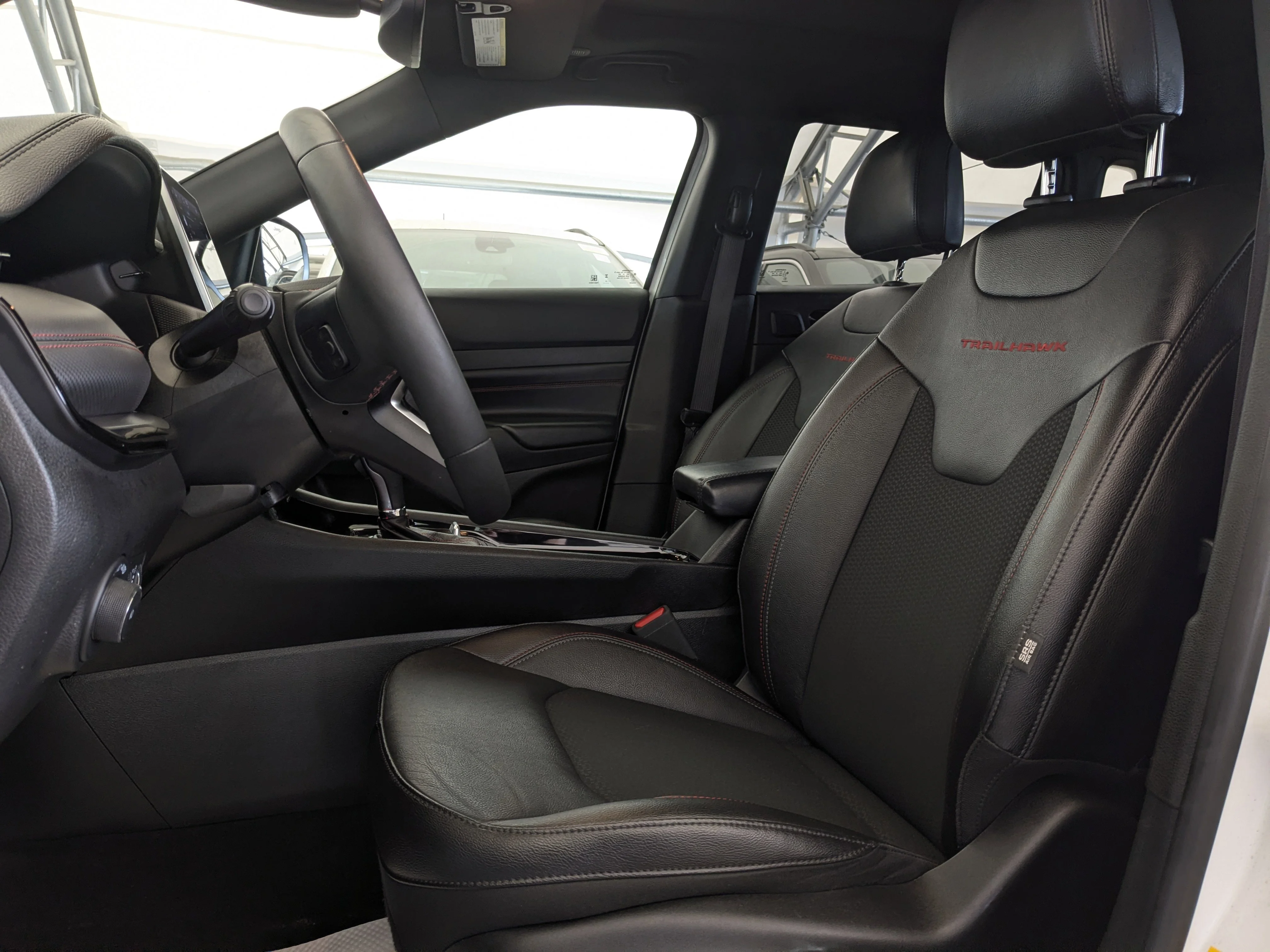 Used 2024 Black Jeep Trailhawk - Sun & Sound Group - Dual Pane Sunroof - Leather - NAV & More image 15