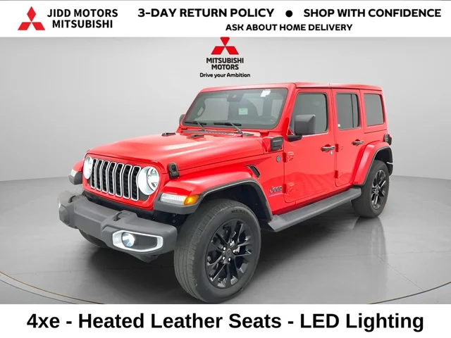 サラサラサバクページ Pre-Owned 2025 Jeep Wrangler Sahara 4xe Red Clearcoat for Sale in