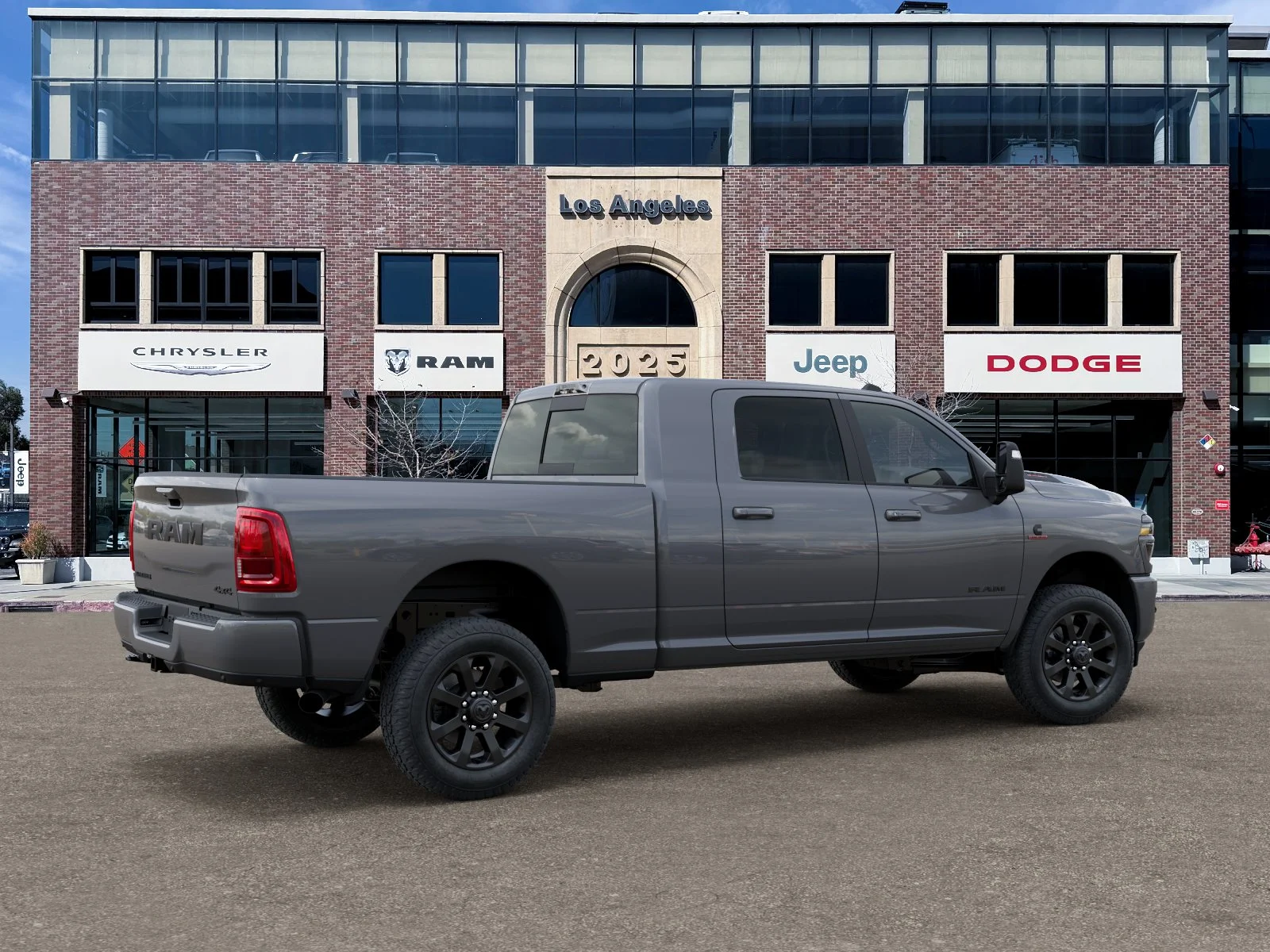 New 2026 Ceramic Gray Clear-Coat Exterior Paint RAM Laramie image 30