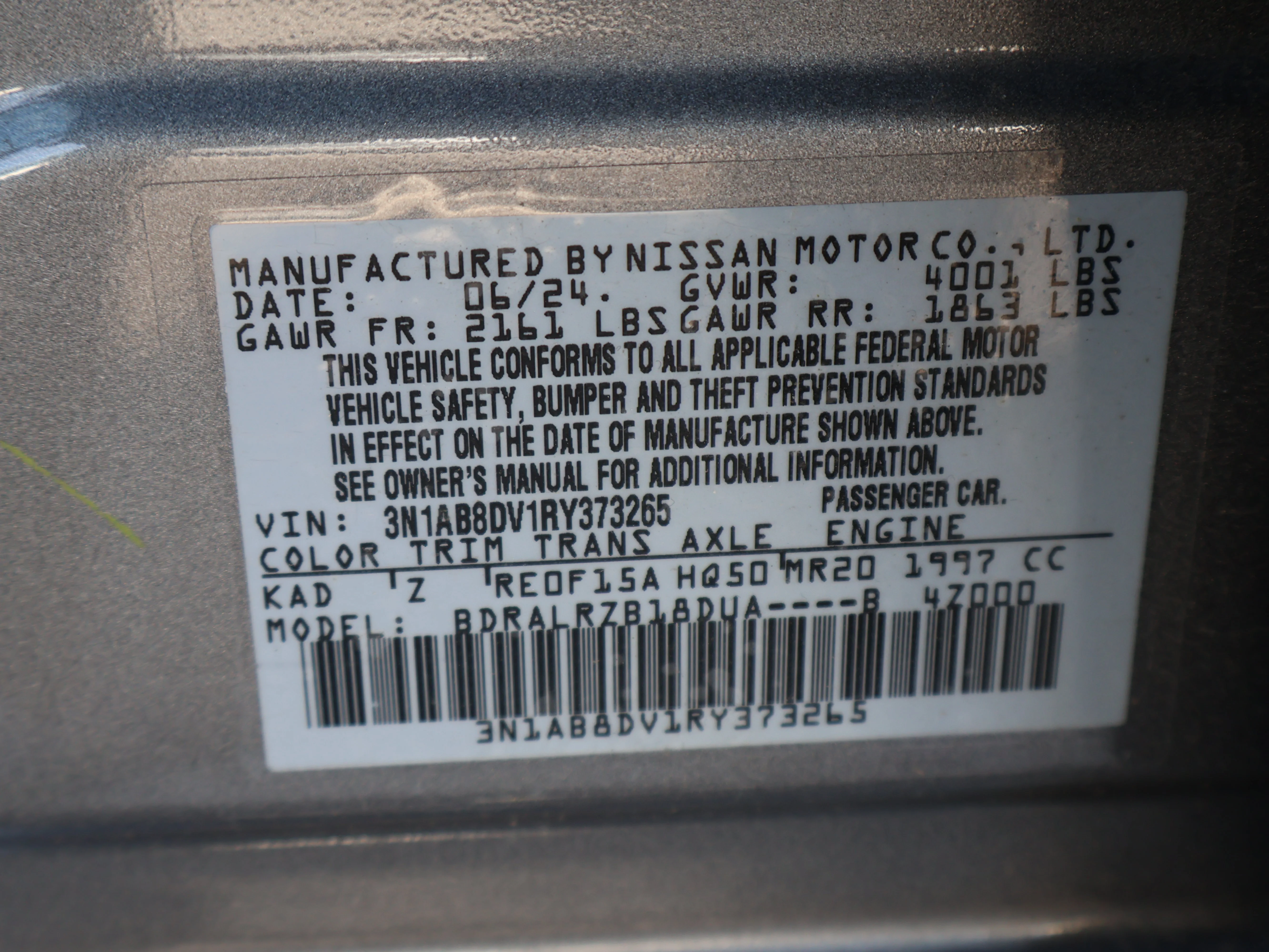 Used 2024 Gun Metallic Nissan SR image 38