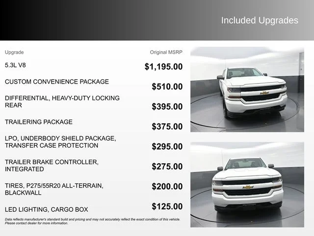 Used 2016 White Chevrolet Custom image 4