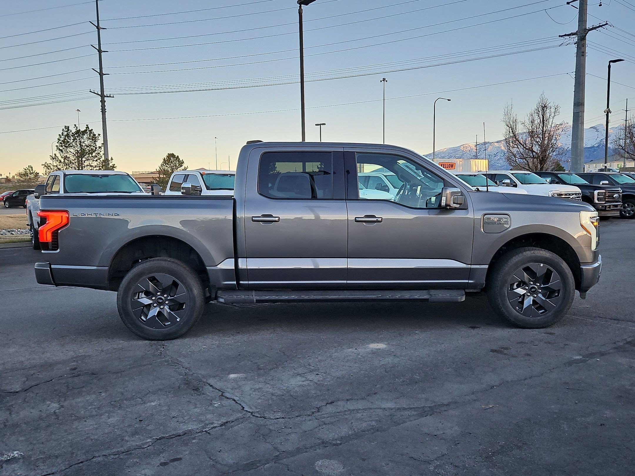 Certified 2023 Ford F-150 Lightning Lariat with VIN 1FTVW1EL6PWG16855 for sale in American Fork, UT