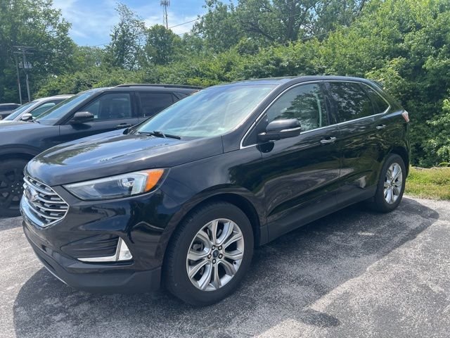 Used 2022 Black Ford Titanium image 2