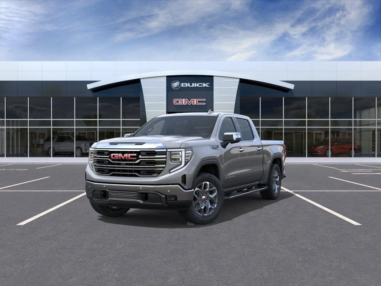 New 2026 Sterling Metallic GMC SLT image 8