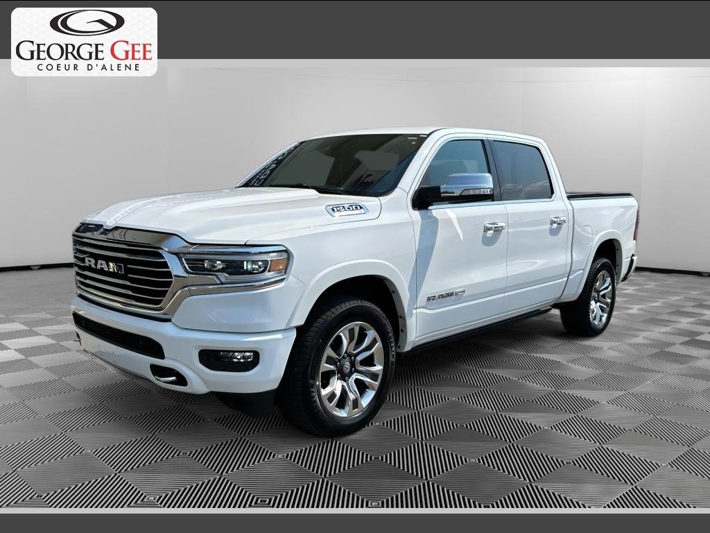 Used 2021 Bright White Clearcoat Ram Longhorn image 1