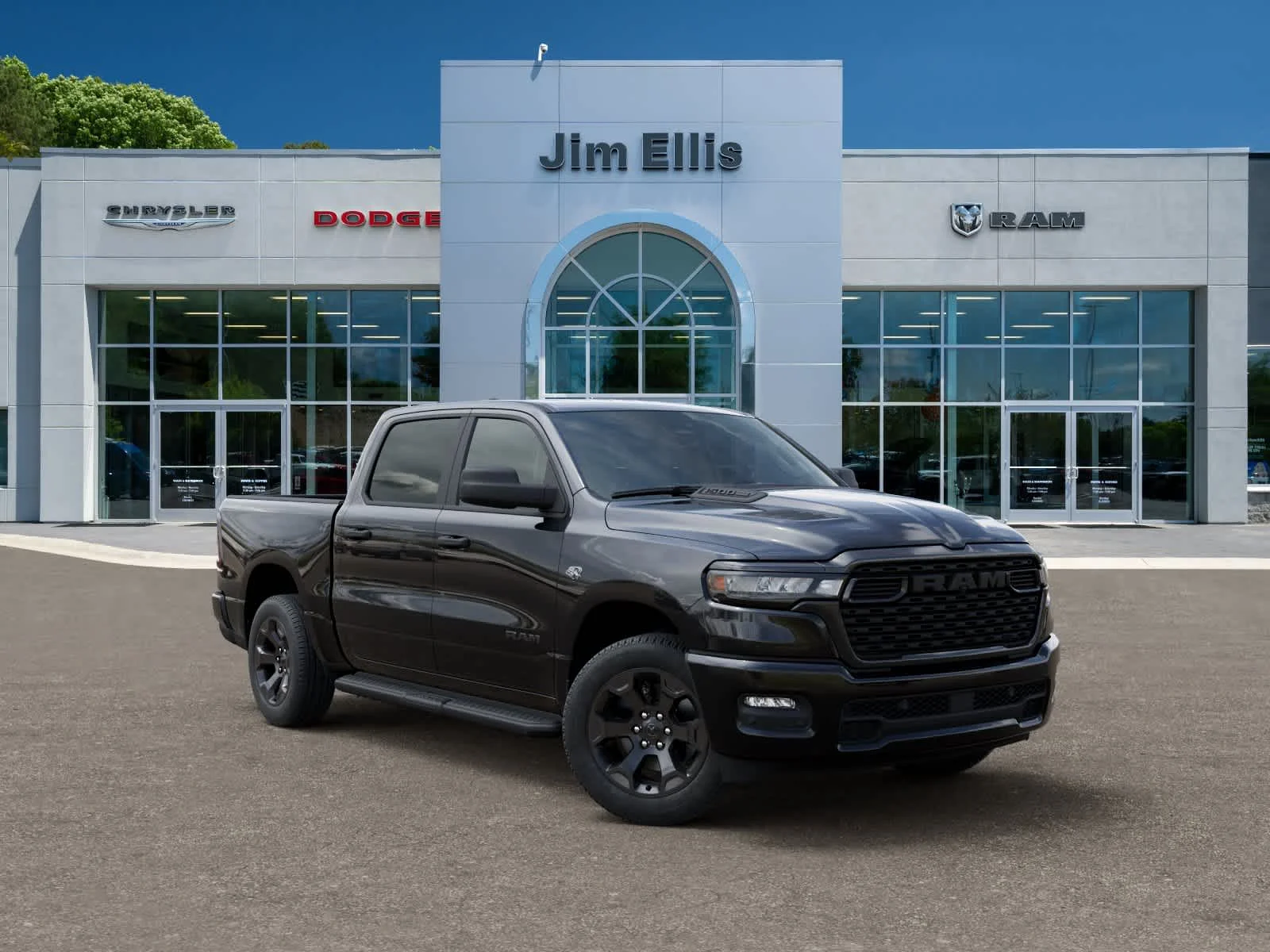 New 2026 Diamond Black Crystal Pearlcoat RAM Express image 5