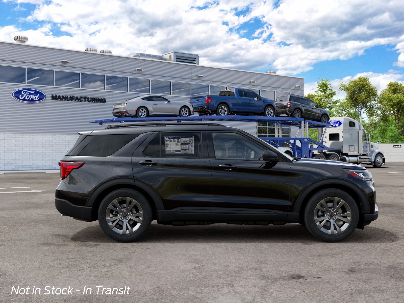 New 2027 Agate Black Metallic Ford Active image 5