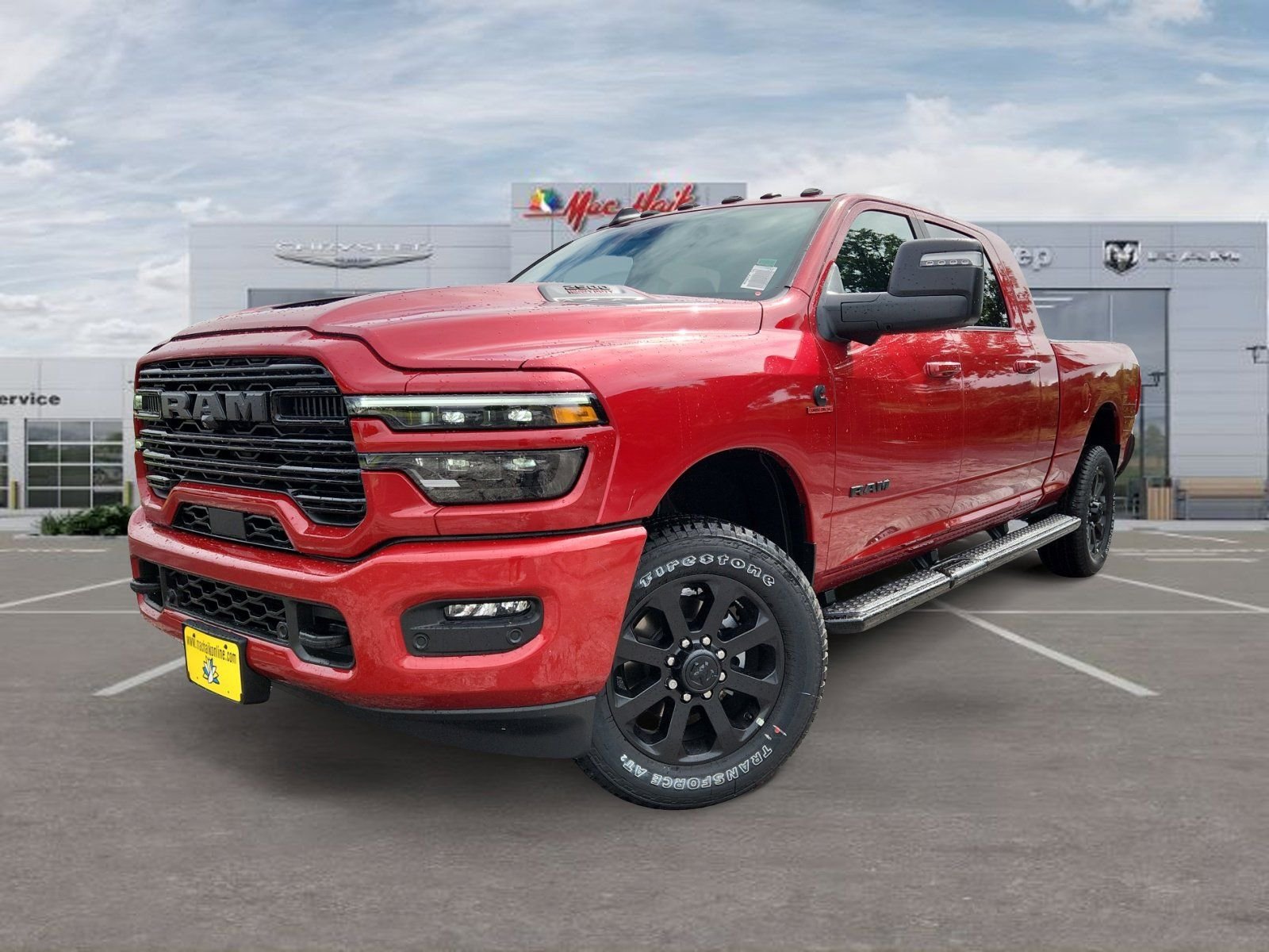 New 2026 Molten Red Pearl-Coat Exterior Paint RAM Laramie image 1