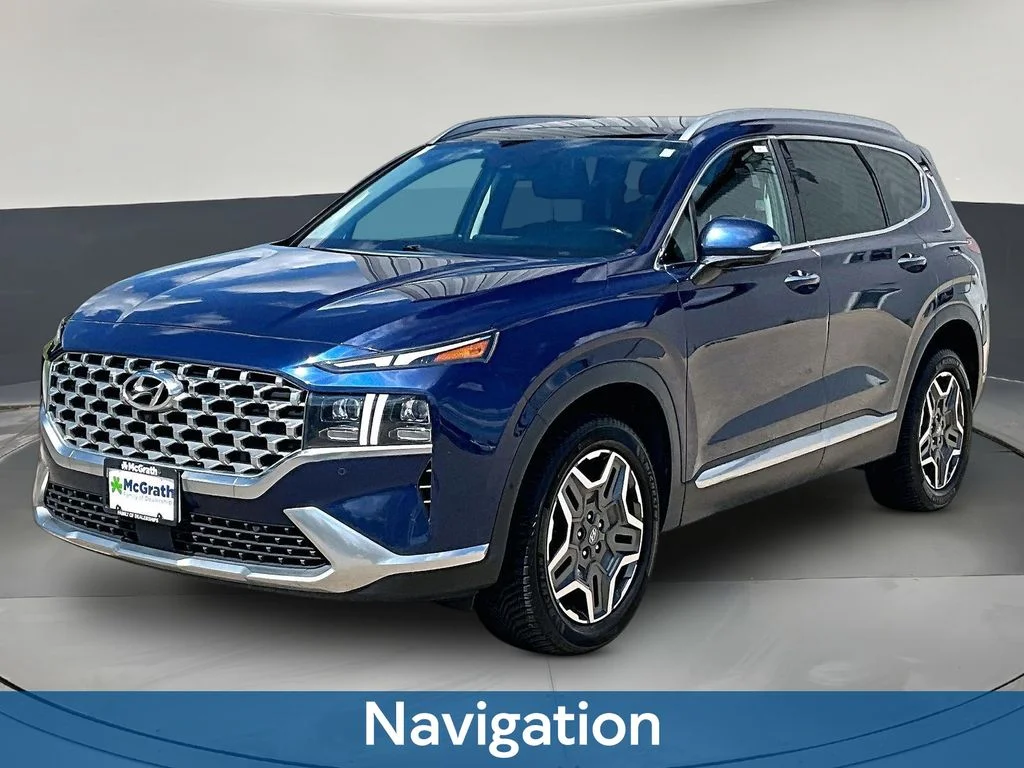 Used 2021 Blue Hyundai Limited image 3