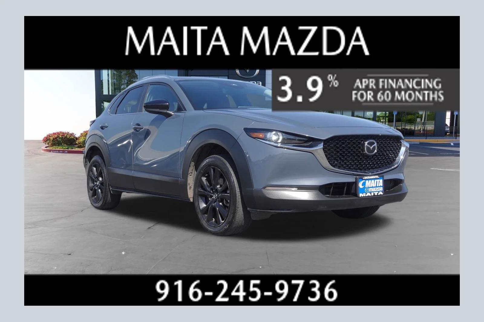 Certified Used 2025 Polymetal Gray Metallic Mazda 2.5 S Carbon Edition image 1