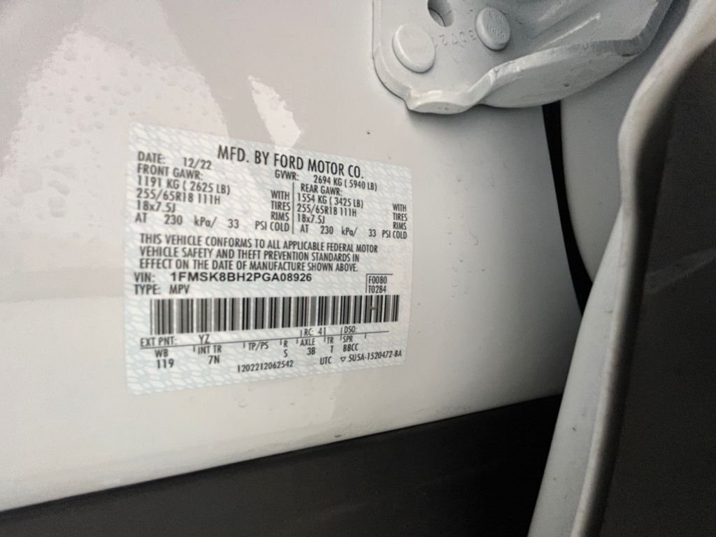 Used 2023 White Ford Base image 20