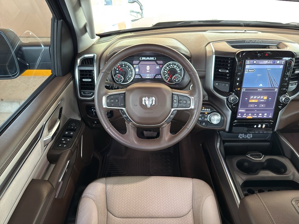 Used 2025 Diamond Black Crystal Pearlcoat Ram Laramie image 14