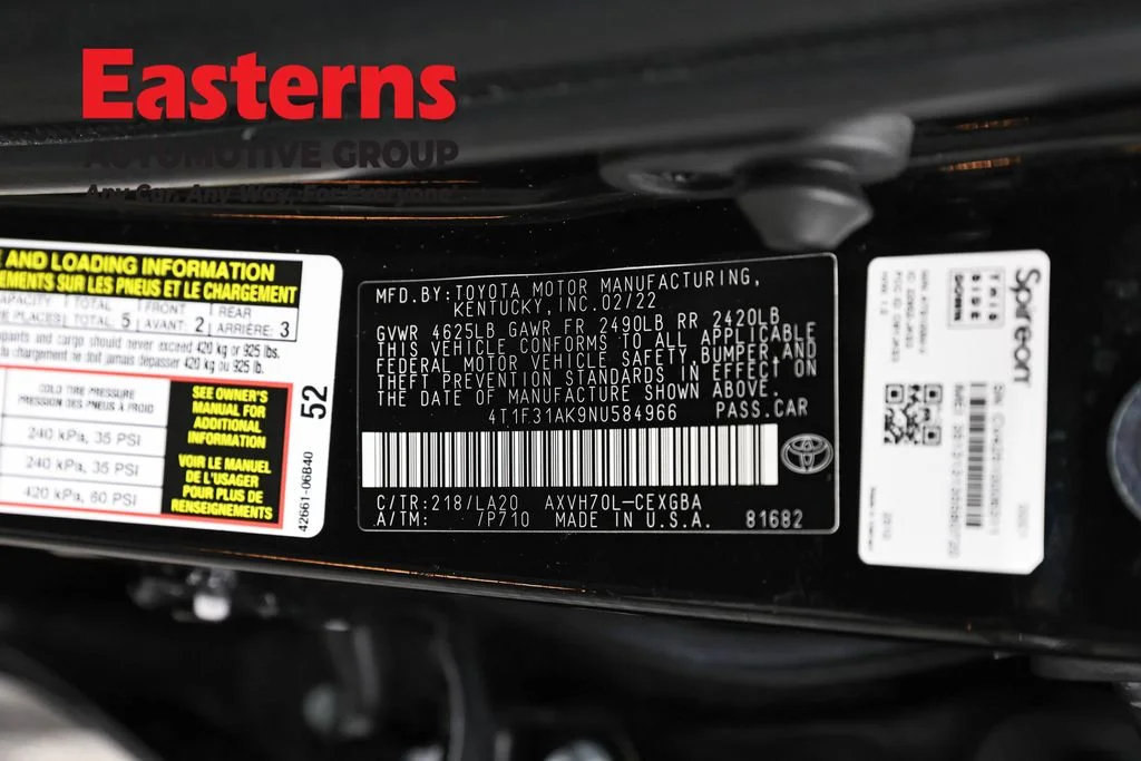 Used 2022 Black Toyota XLE image 34