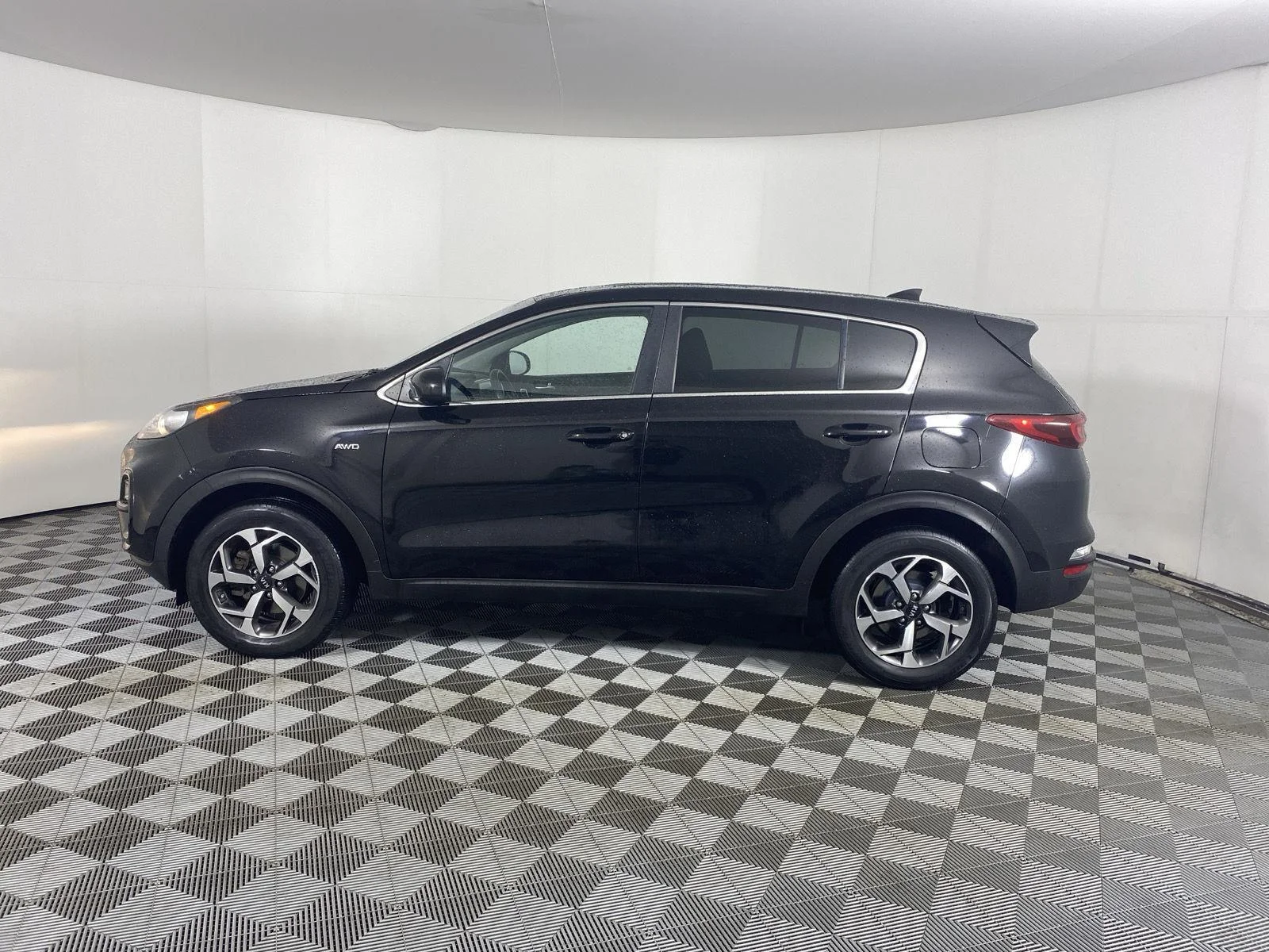 Used 2020 Black Cherry Kia LX image 6