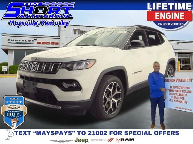 Used 2025 White Jeep Limited image 1