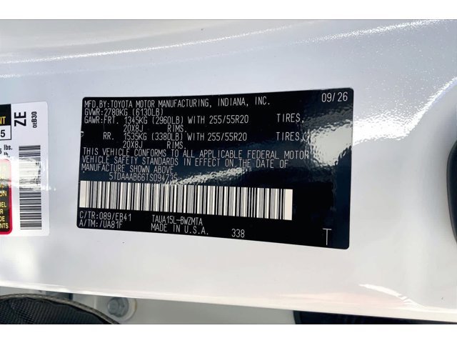 New 2026 Wind Chill Pearl Lexus PREMIUM AWD image 29
