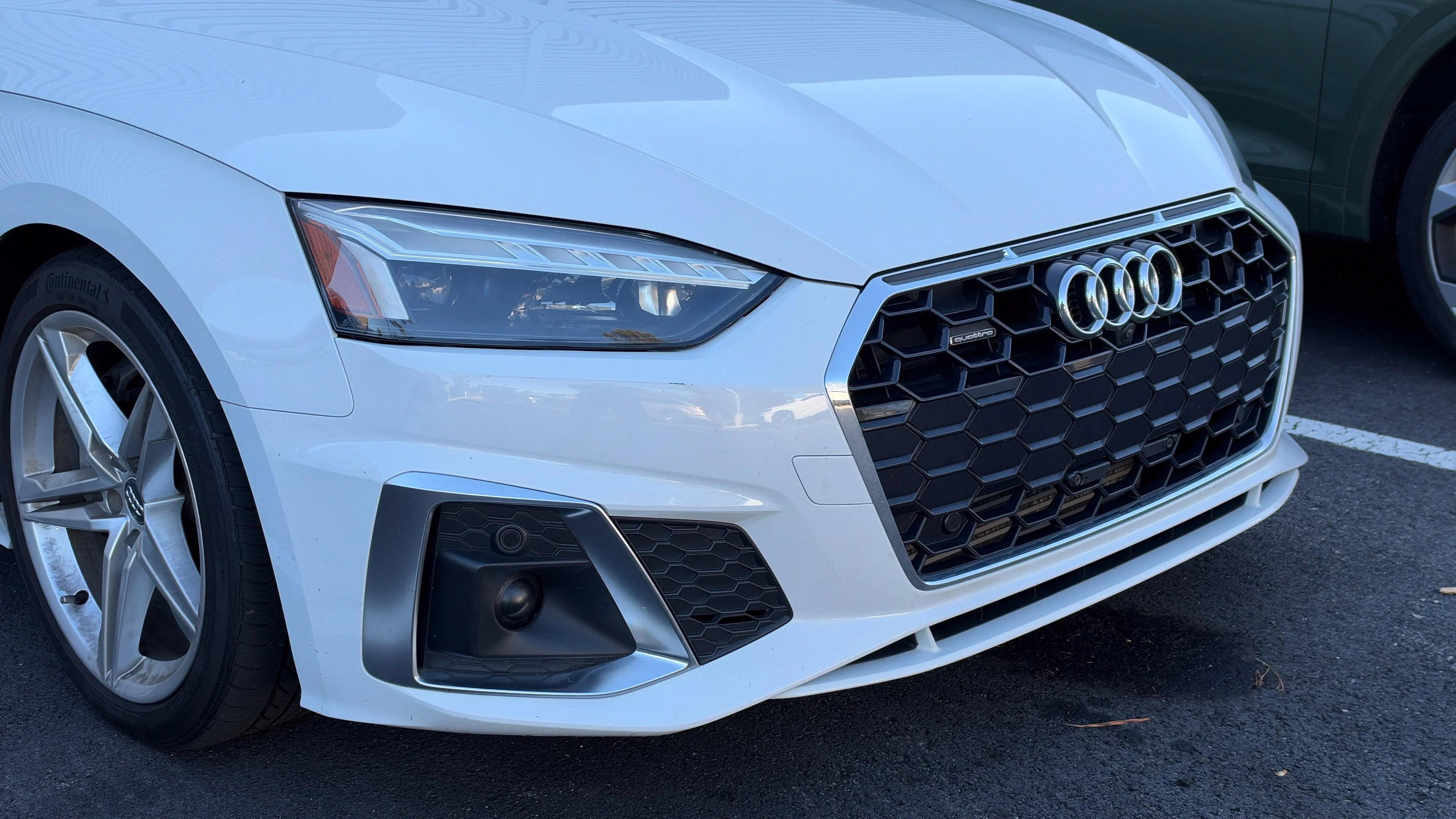 Used 2021 Glacier White Audi 45 S line Premium Plus image 2