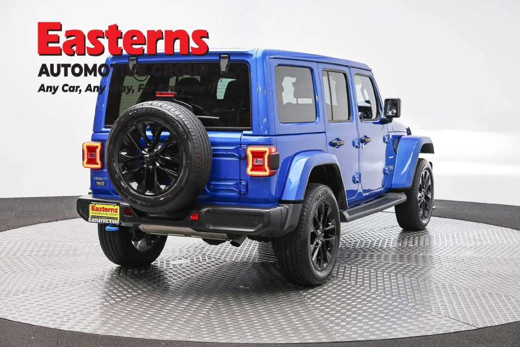 Used 2024 Blue Jeep Sahara 4xe image 5