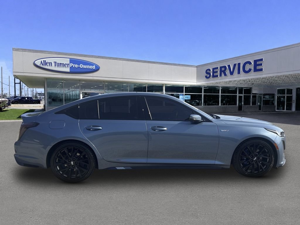Used 2023 Midnight Steel Metallic Cadillac V-Series image 8