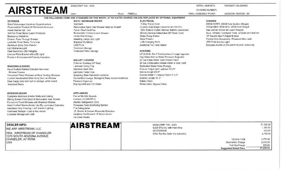 New 2025 SILVER AIRSTREAM  image 32