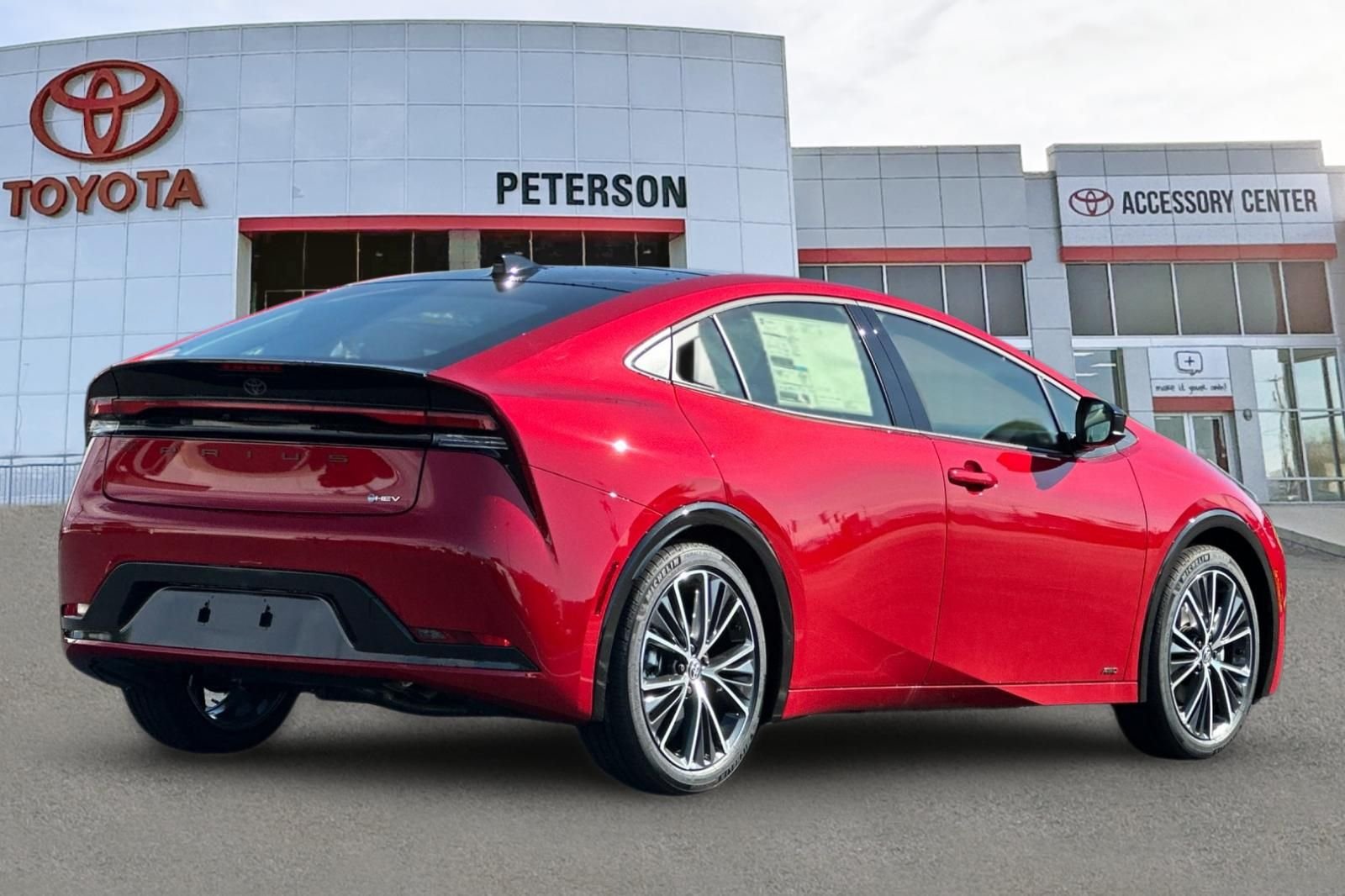 New 2026 Supersonic Red Toyota XLE AWD image 4