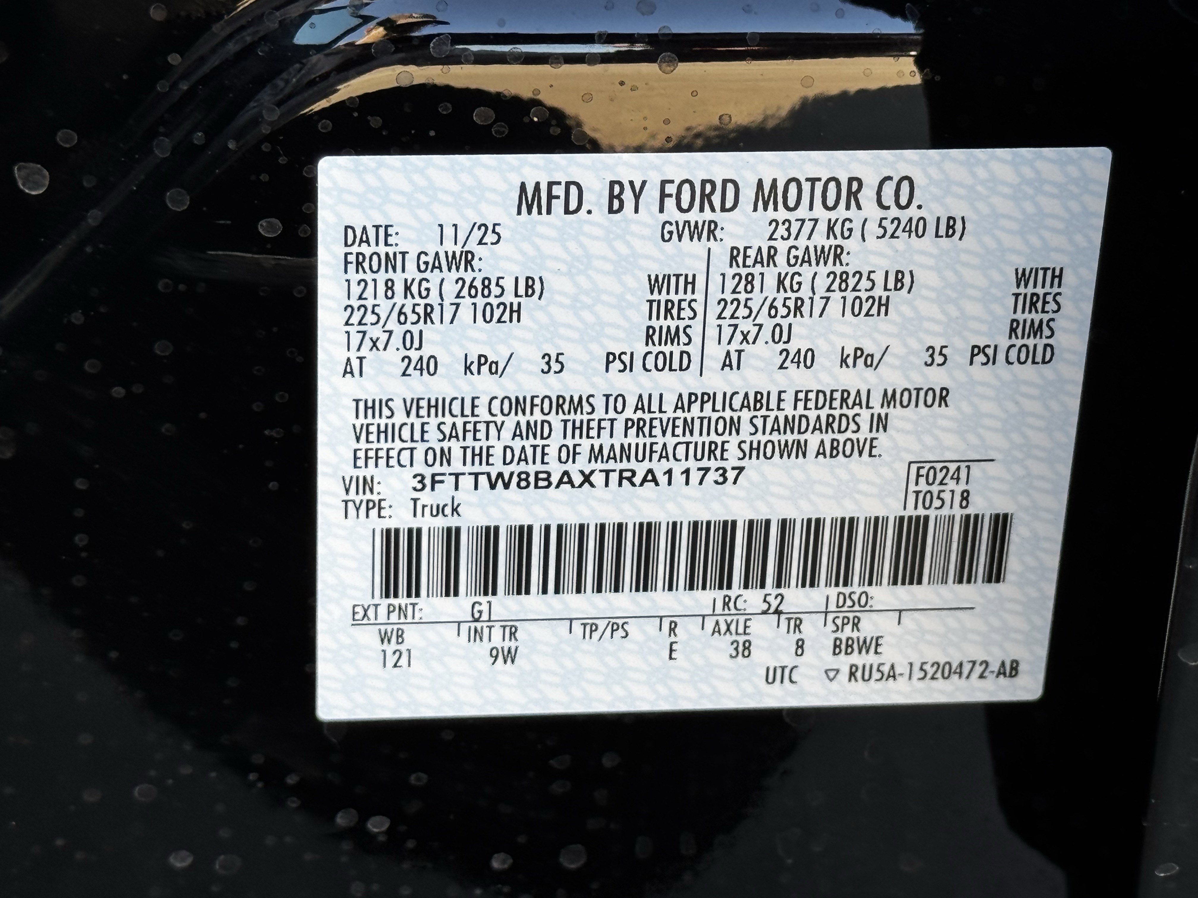 New 2026 Shadow Black Ford XL image 21