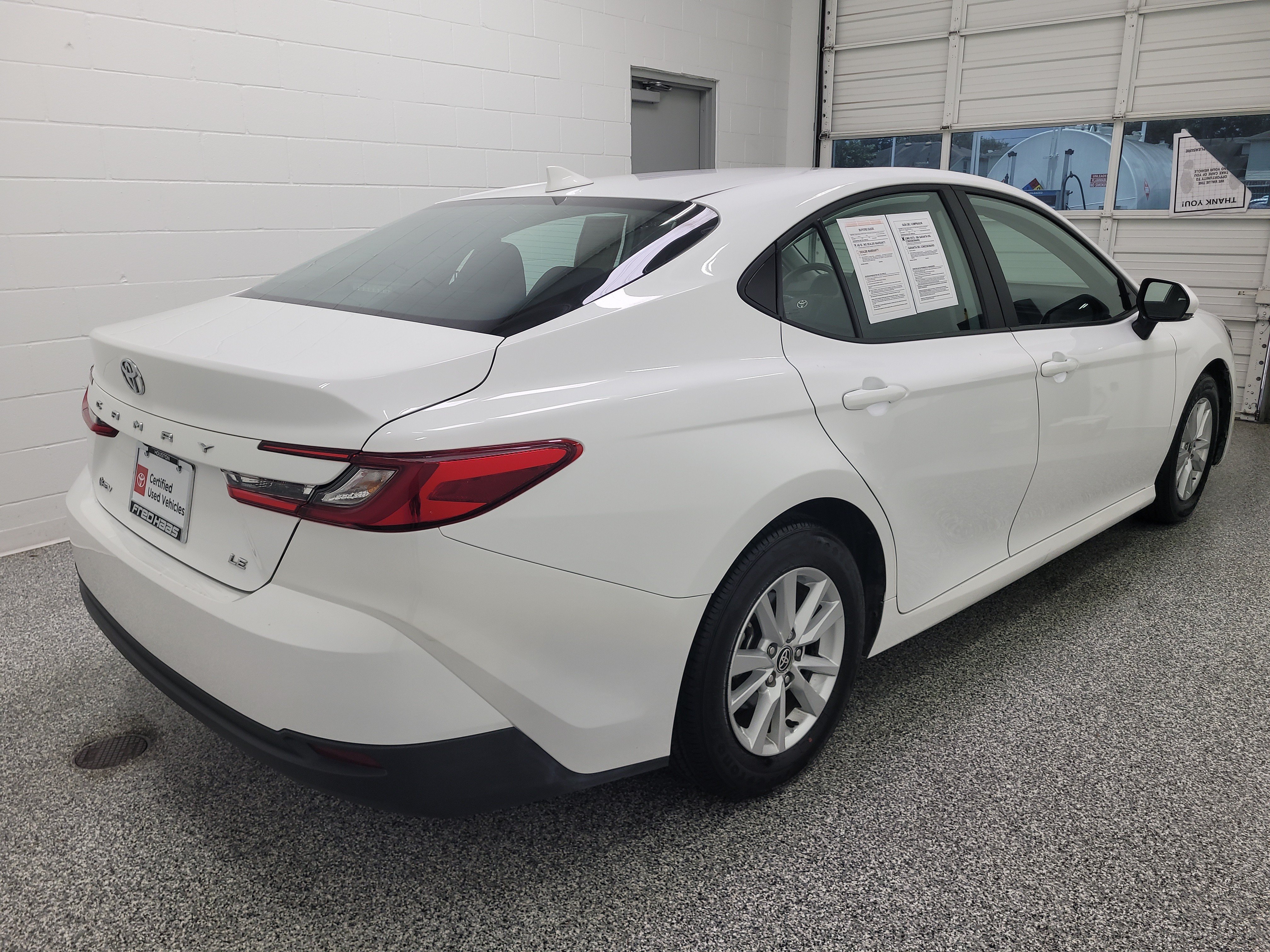 Certified Used 2025 White Toyota LE image 4