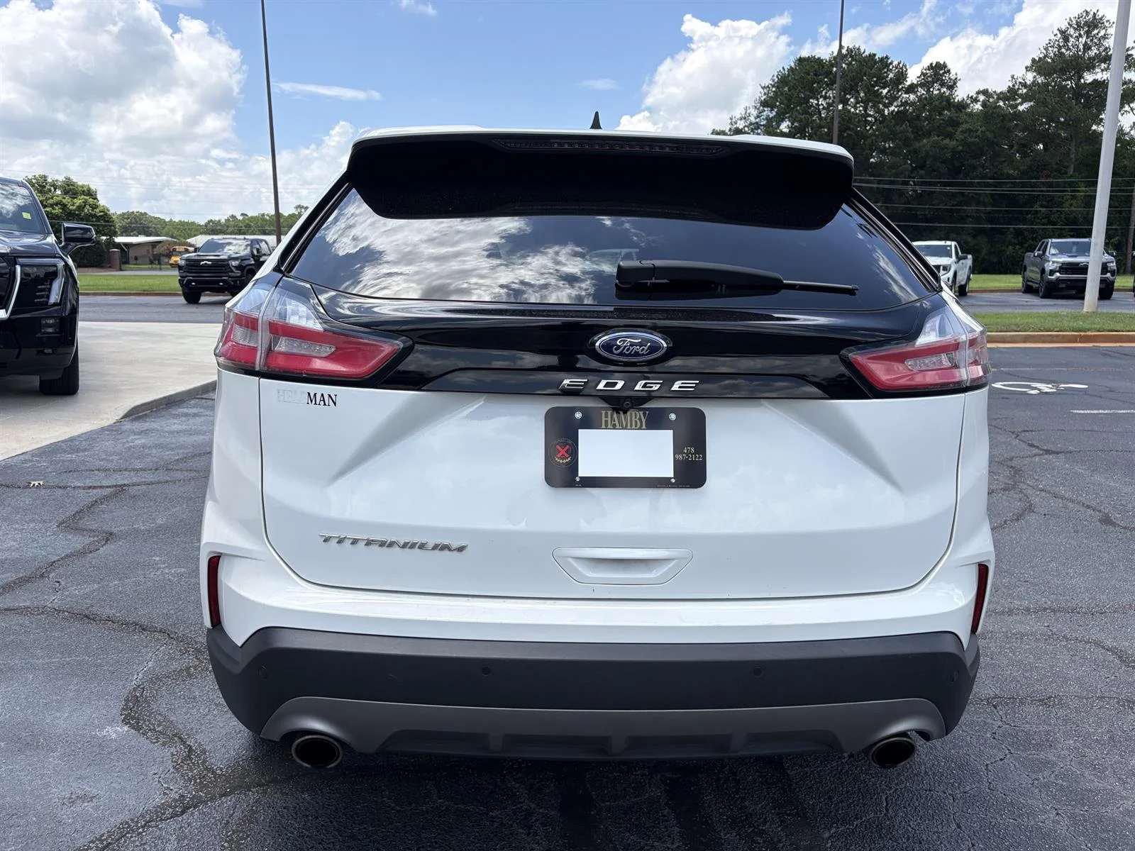 Used 2021 White Ford Titanium image 6